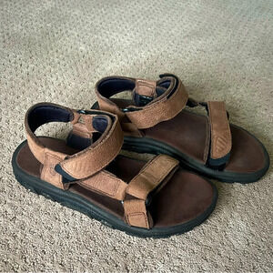 Teva | Shoes | Teva Mens Brown Leather Ankle Two Strap Sport 